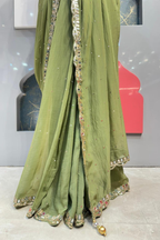 "FOREST GLOW MODERN SAREE" image 3