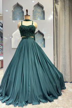 "ZAMRUD GLIMMER LEHENGA" image 3