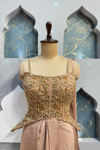 "CHAMPAGNE GOLD REGAL INDO WESTERN" image 1