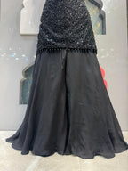 "ELEGANT BLACK SEQUIN SHARARA" image 3
