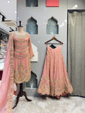 "BLUSH ROYALE EMBROIDERED SHARARA" image 0