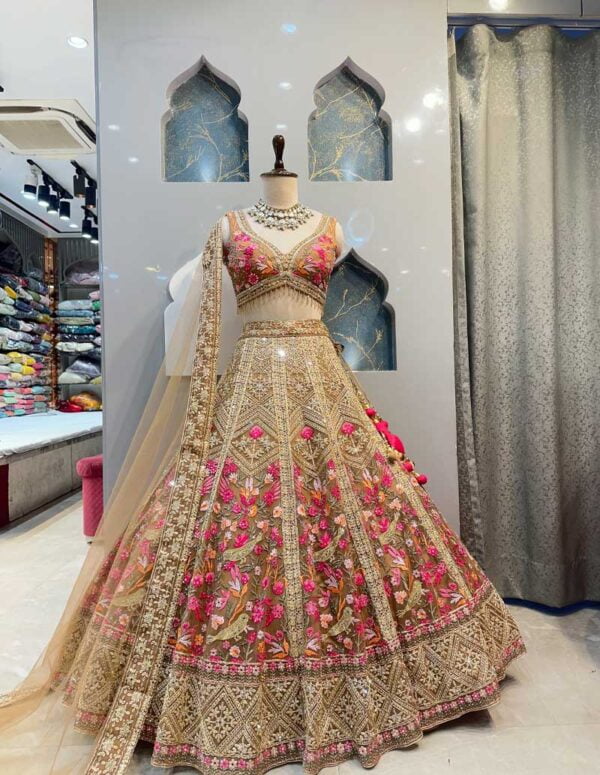 GOLD LEHENGA