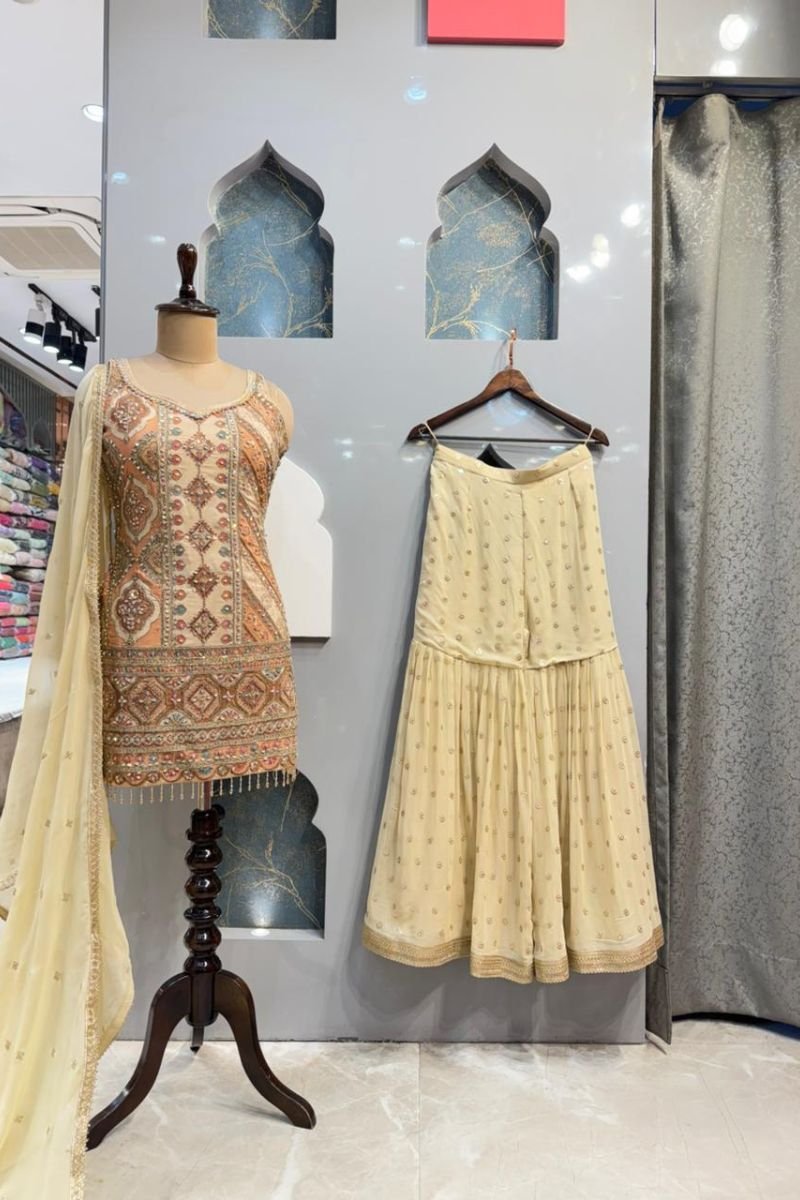 " IVORY ZARI GRACE SHARARA"