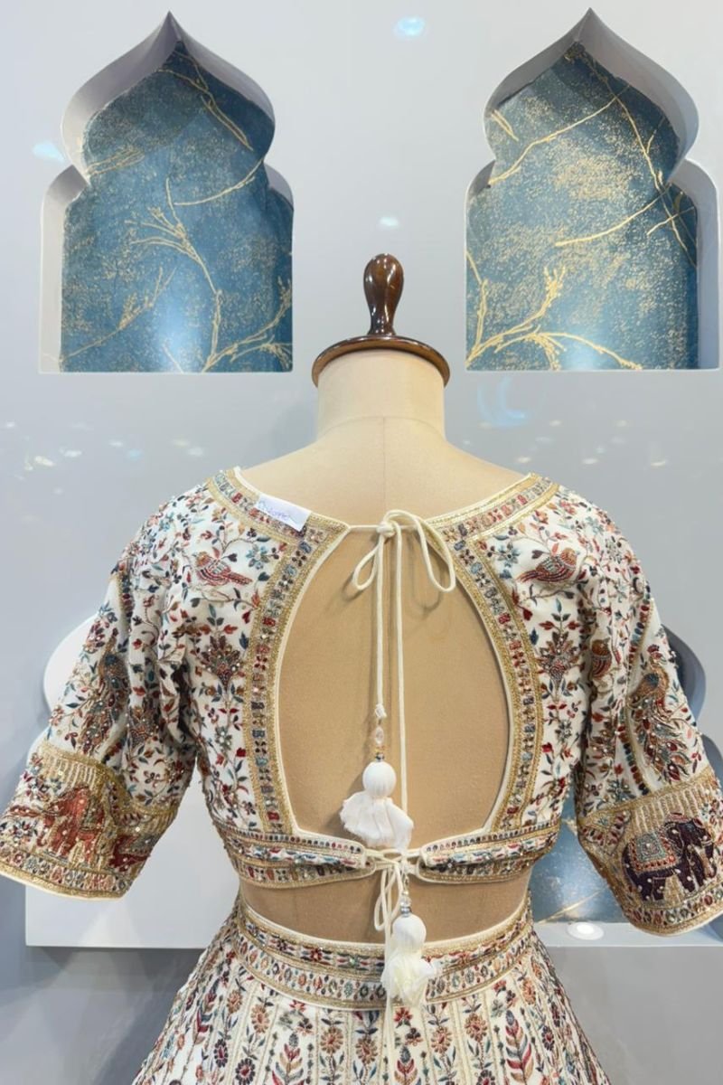 "IVORY HERITAGE LEHENGA" - Image 6