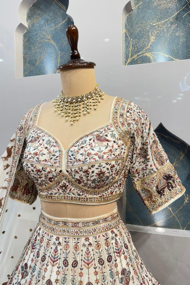 "IVORY HERITAGE LEHENGA" - Image 3