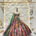 "ROYAL RHAPSODY MULTICOLOUR LEHENGA"