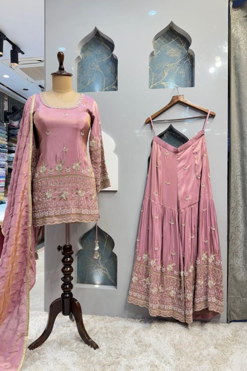 "BLUSH BLOOOM SHARARA" - Image 4