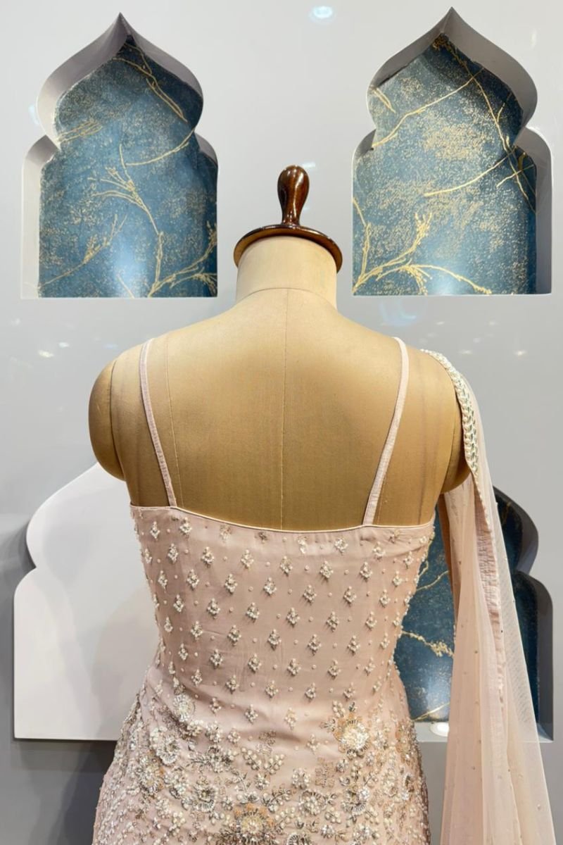 "CLASSIC WHITE CHARM SHARARA" - Image 6