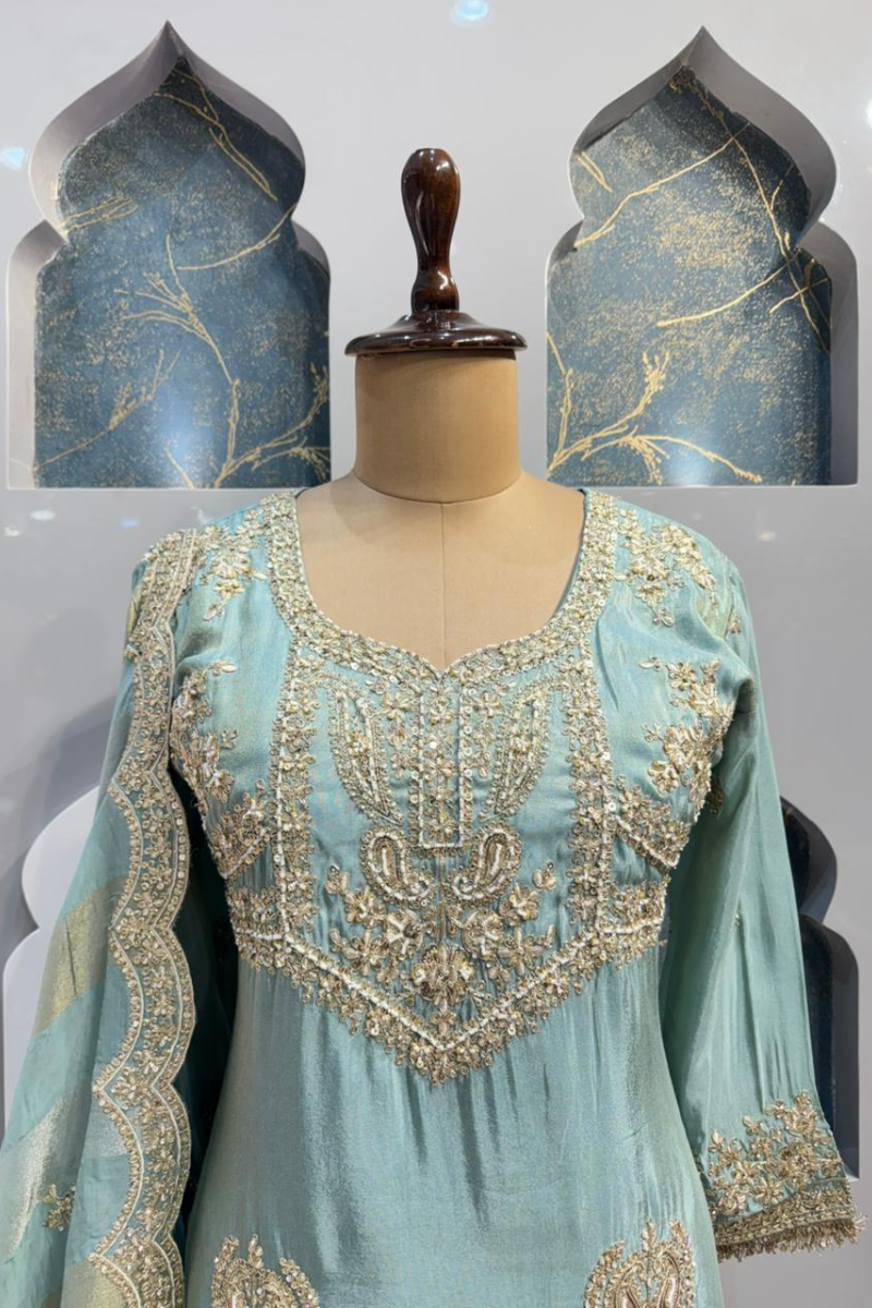 " ZAREEN AQUA SHARARA" - Image 2