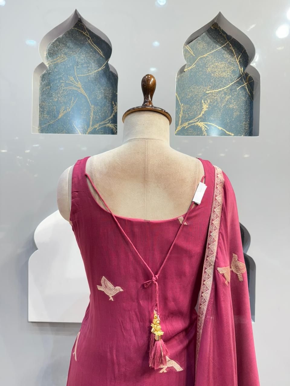 "RANI MEHER EMBROIDERED SHARARA" - Image 5